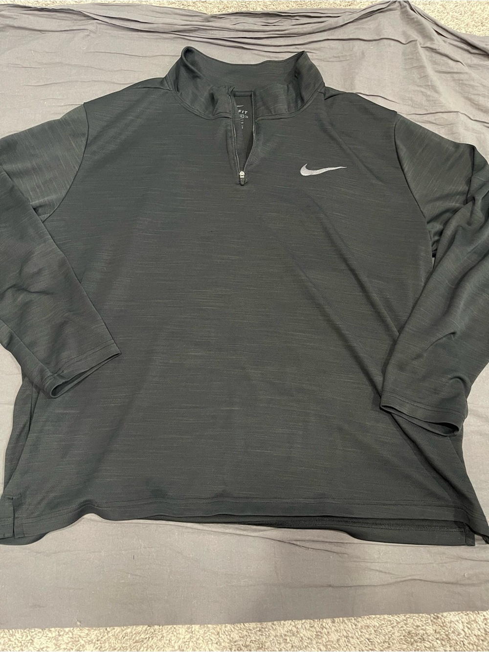 Nike Dri-FIT Black Men’s Long Sleeve Pullover